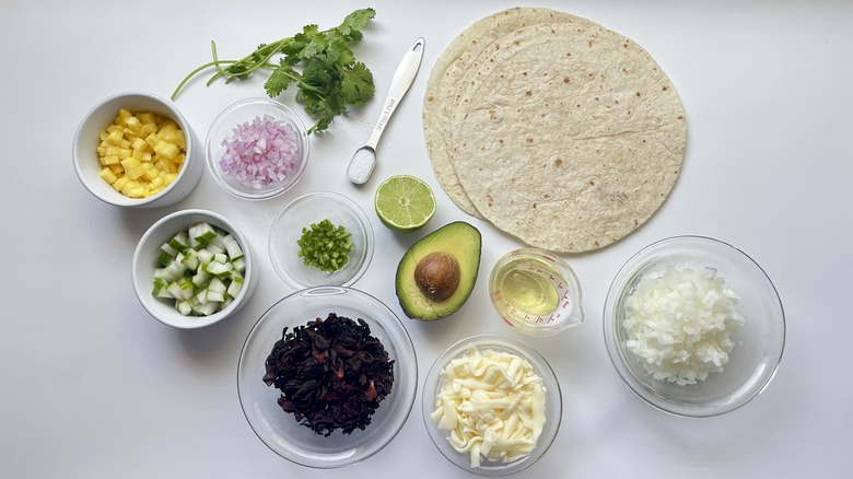 hibiscus quesadilla ingredients