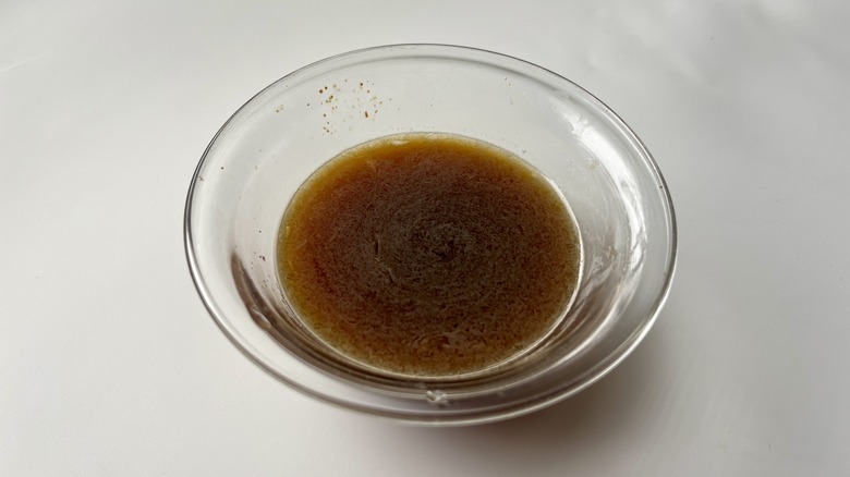 Fish sauce dressing in a bowl