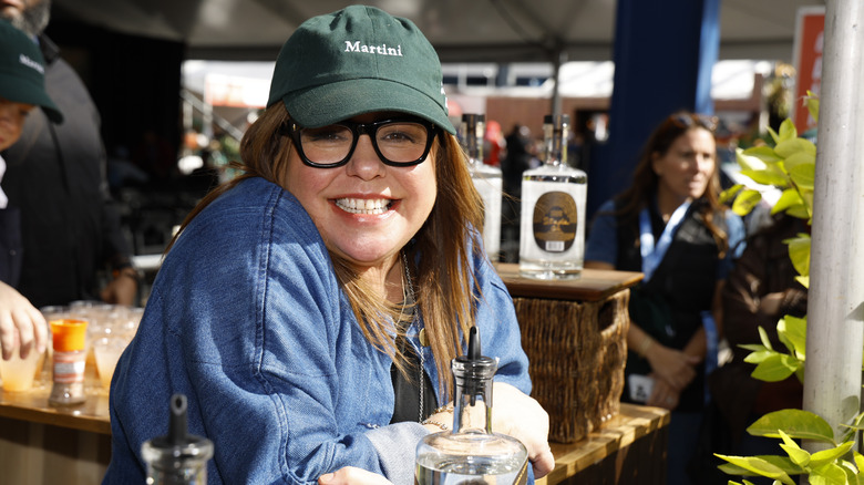 Rachael Ray wearing martini hat