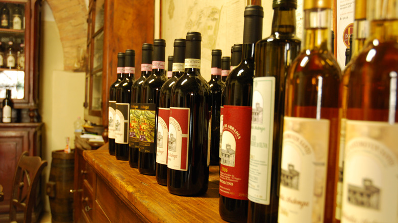 Brunello di Montalcino winery in Tuscany