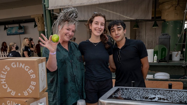 Rachel and two colleagues