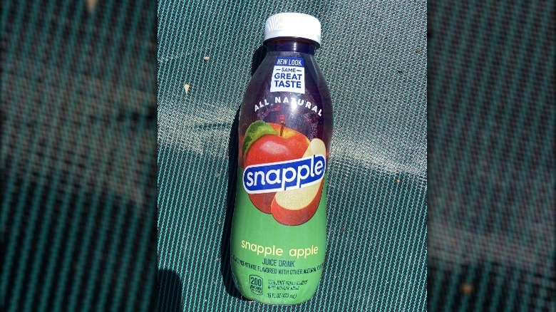 Snapple apple bottle