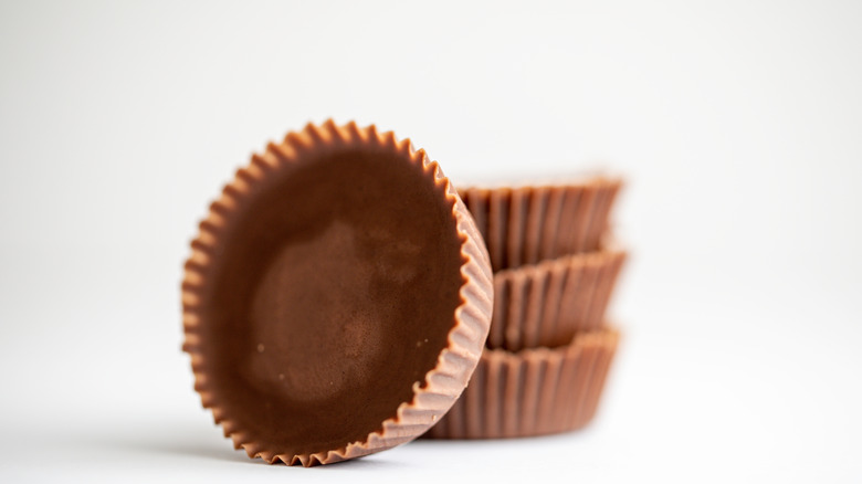 Stack of peanut butter cups