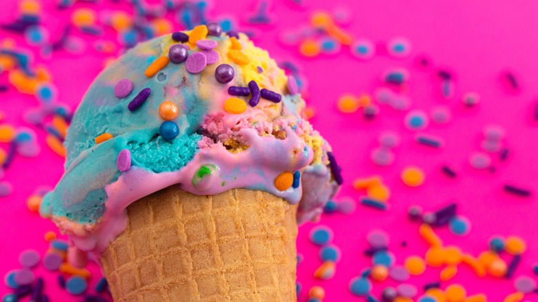 Confetti ice cream