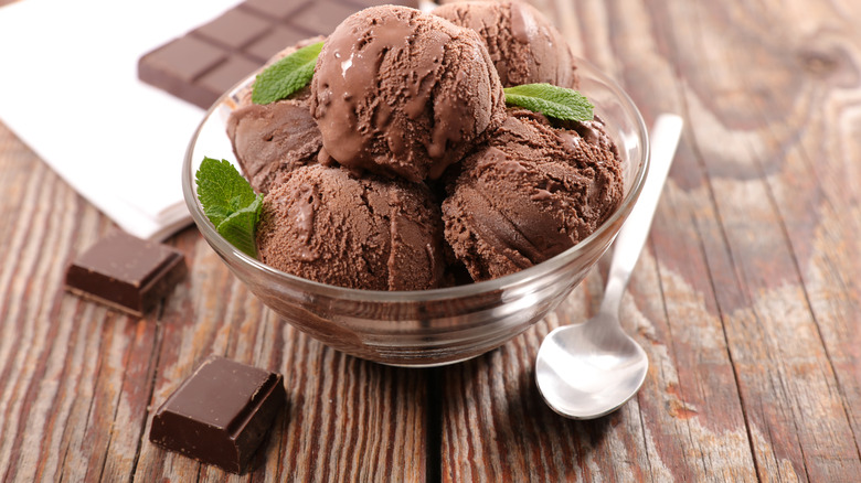 Chocolate ice cream