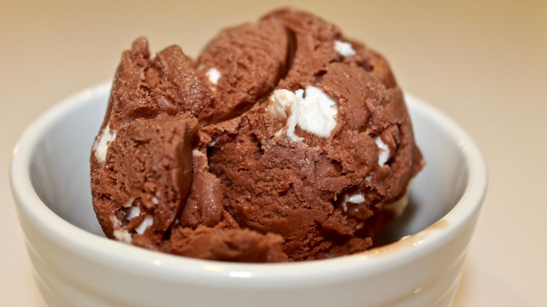 Rocky road ice cream