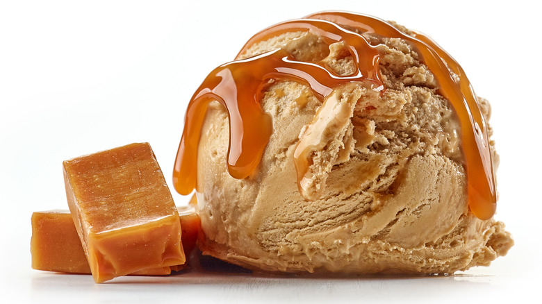 Salted caramel ice cream