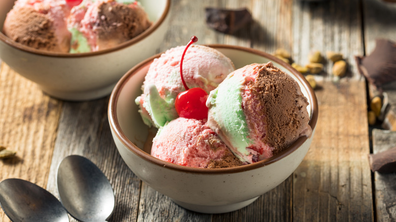 Spumoni ice cream