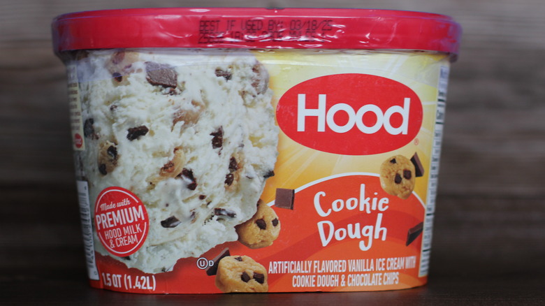 Hood ice cream container