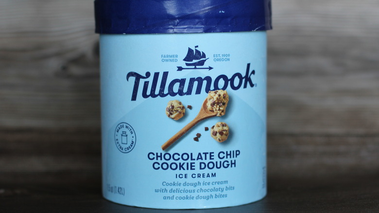 Tillamook cookie dough ice cream