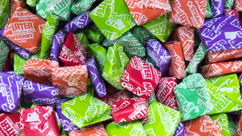 pile of Now and Later candies