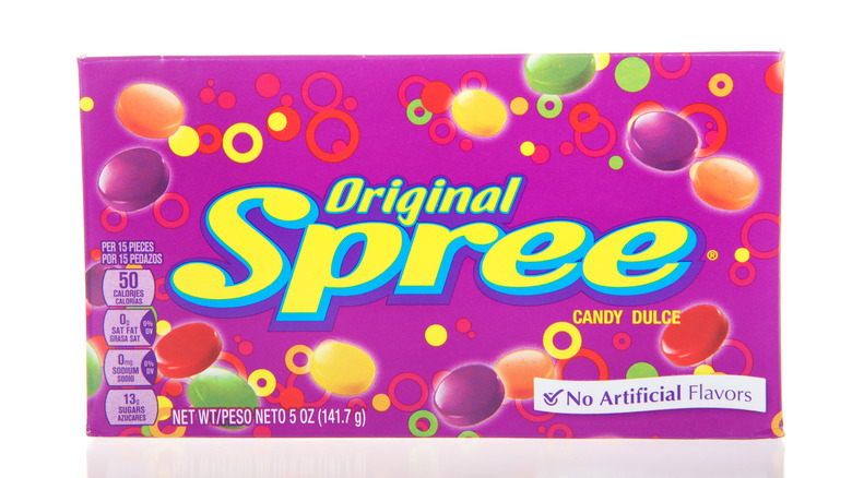 box of Spree candy 