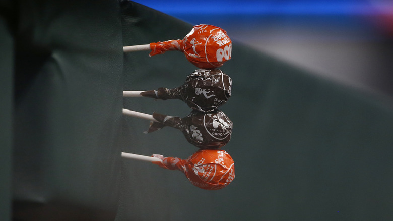 row of Tootsie Pops