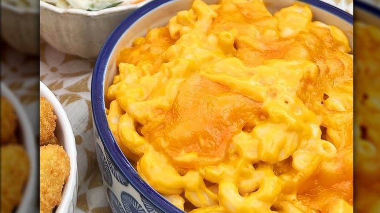 Macaroni and cheese in bowl