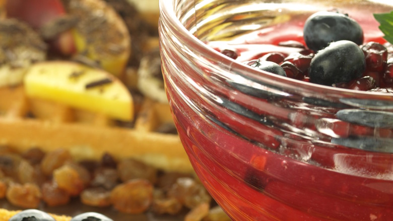 Blueberry Pomegranate jello