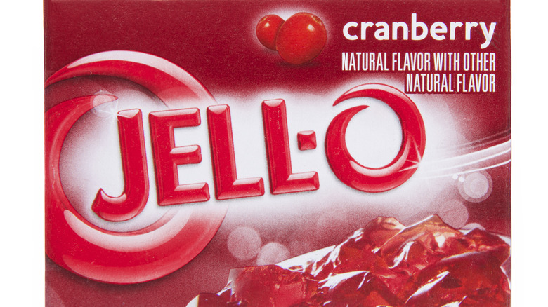 Cranberry jello