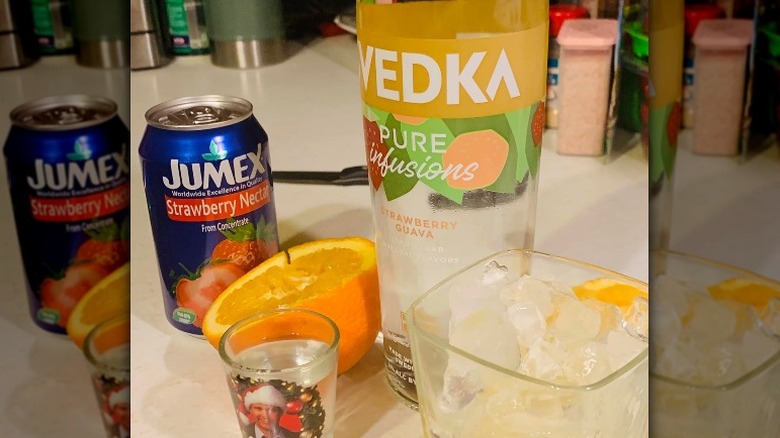 Vodka with a drink