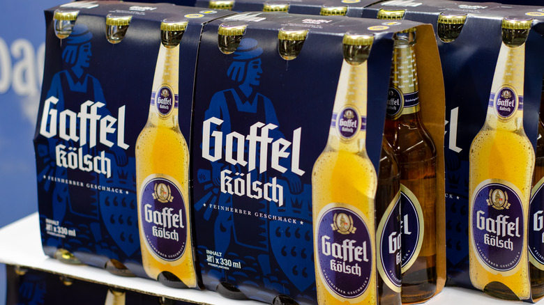 packaged Goffel Kölsch beer bottles