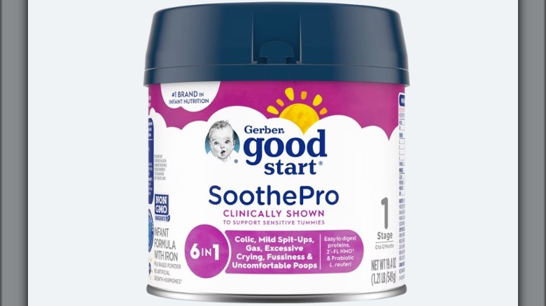 Gerber powdered infant formula