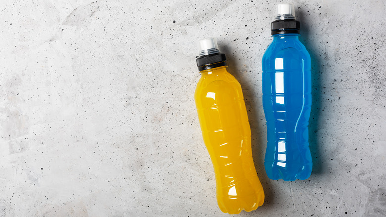 Unbranded sports drinks
