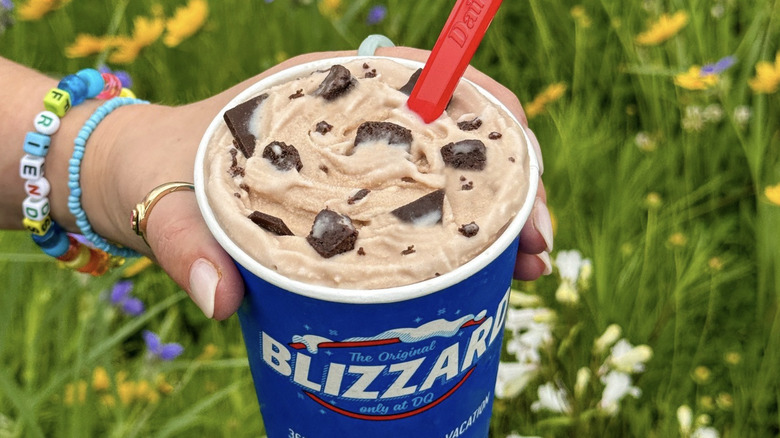 Dairy Queen blizzard in a cup