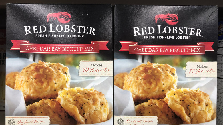 Boxes of Red Lobster's biscuits