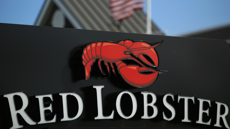 Red Lobster restaurant signage