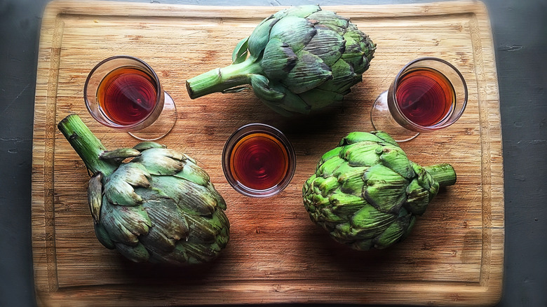 cynar cordials and artichokes