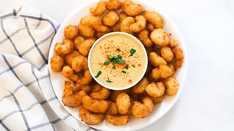 remoulade sauce with fried shrimp