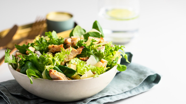 Chicken salad in bowl