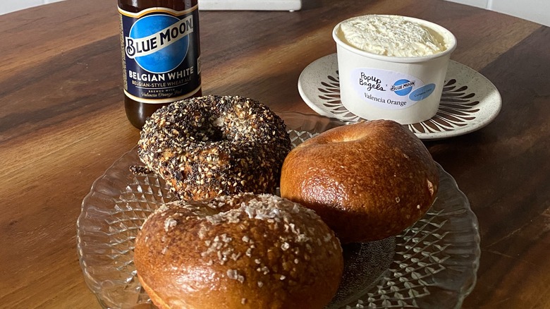 Blue Moon PopUp Bagels collab 