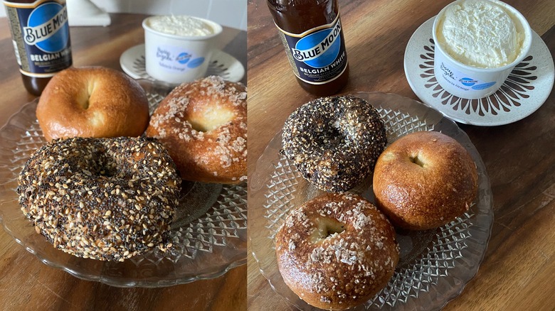 Blue Moon PopUp Bagels collab 