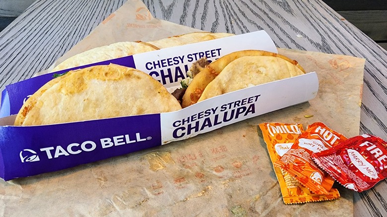 Taco Bell Cheesy Street Chalupas