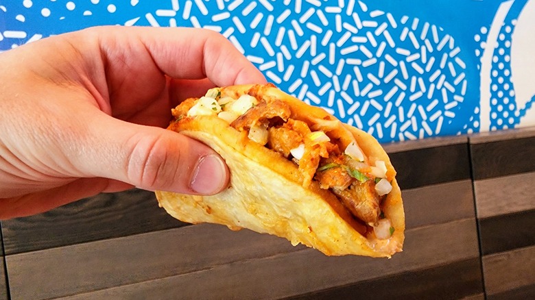 Taco Bell Cheesy Street Chalupas chicken