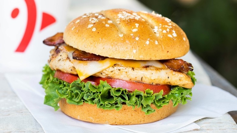 Grilled Chicken Club Sandwich