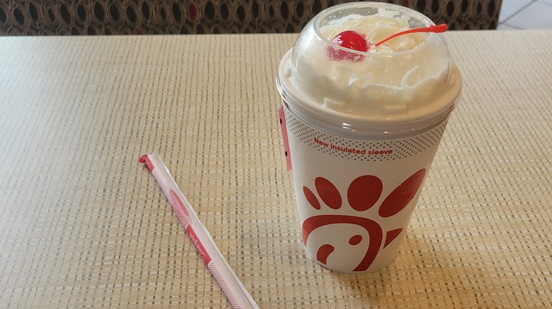 caramel crumble milkshake Chick-fil-A