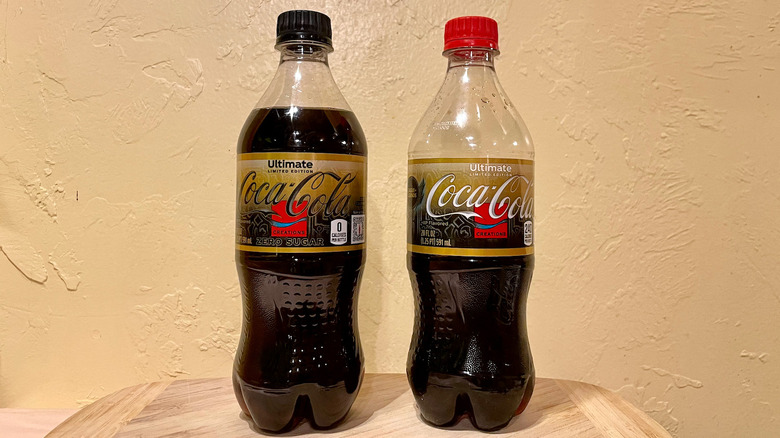 Two bottles Coke Ultimate