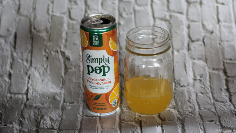 Citrus punch Simply Pop with glass