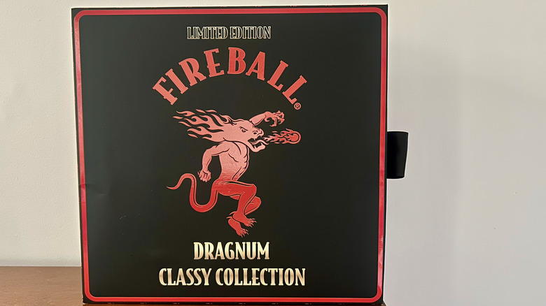 Fireball, flutes, and Fireball caviar