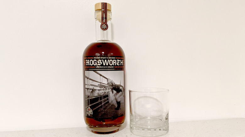 Hogsworth bottle and glass