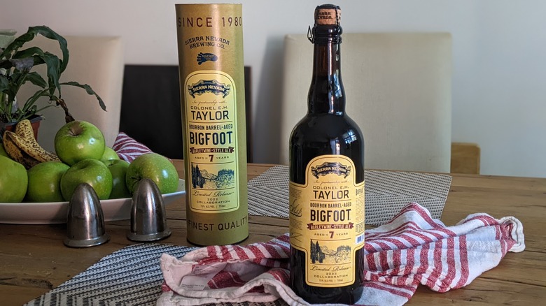 Taylor barleywine canister bottle