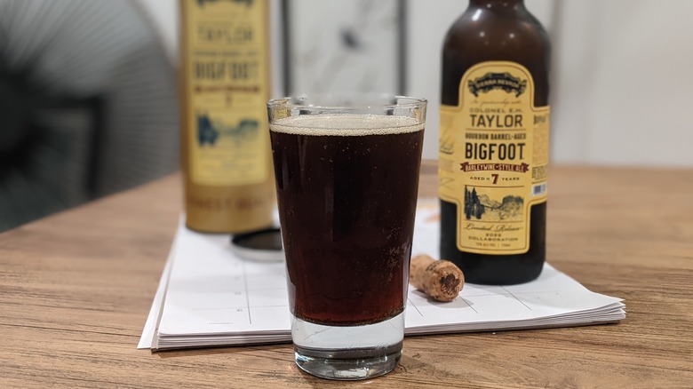 Pint Bigfoot bourbon barrel-aged barleywine