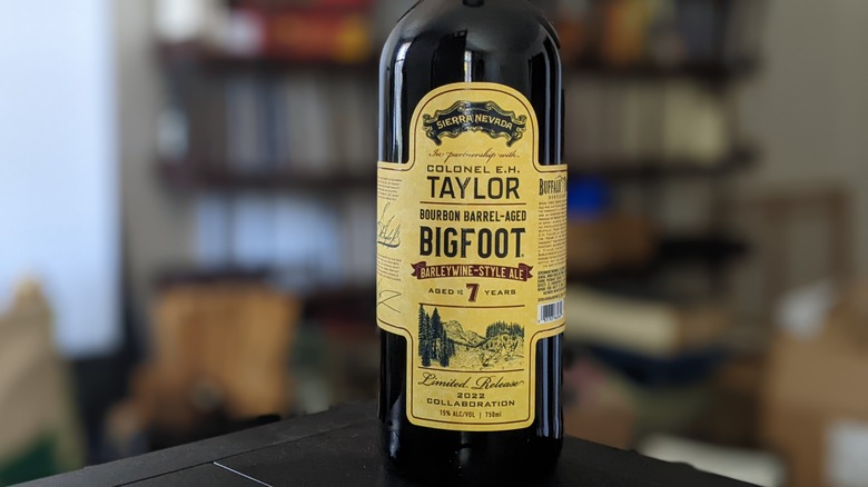 Sierra Nevada Bourbon Bigfoot Label