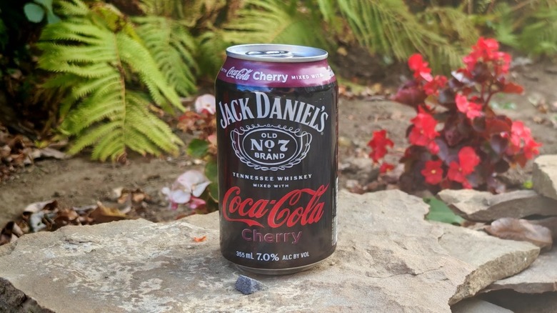 Jack Daniel's & Coca-Cola Cherry in a garden