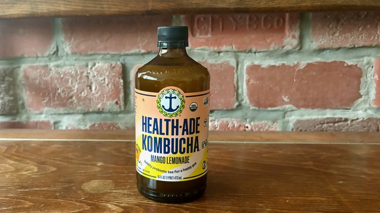 Mango Lemonade kombucha bottle