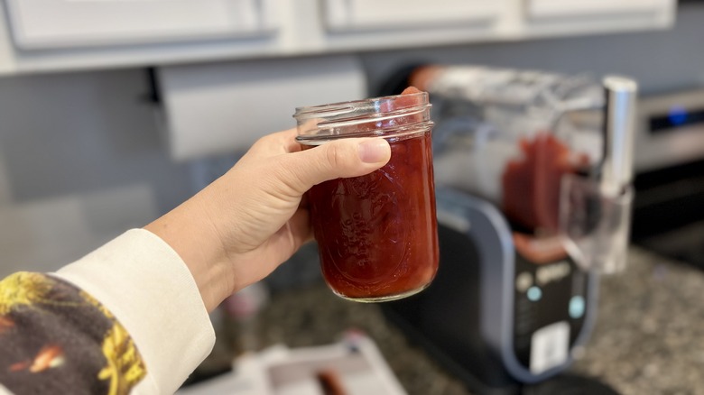 Cheerwine Slush in glass