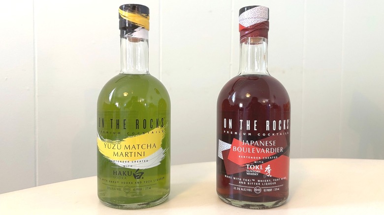 On The Rocks' Harmony Collection bottles on table