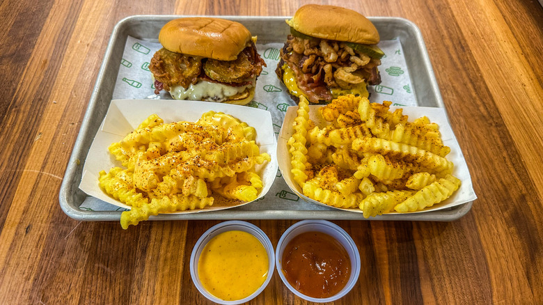 Shake Shack burgers and fries