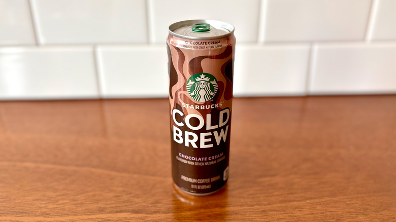 Starbucks Chocolate Cream cold brew can