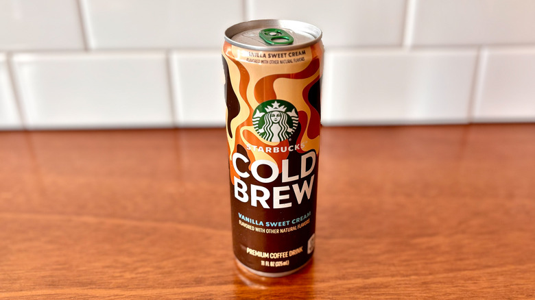 Starbucks Vanilla Sweet Cream cold brew can